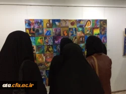 بازدید دانشجویان پردیس علامه طباطبایی از نگارخانه میلان