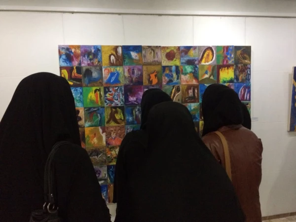 بازدید دانشجویان پردیس علامه طباطبایی از نگارخانه میلان