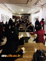 بازدید دانشجویان پردیس علامه طباطبایی از نگارخانه میلان