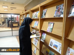 بازدید از کتابخانه مرکزی به مناسبت هفته کتاب وکتابخوانی 6