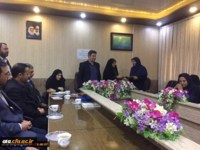 مراسم تکریم و معارفه معاون آموزشی، فرهنگی و پژوهشی پردیس علامه طباطبایی خواهران آذربایجان غربی برگزار شد