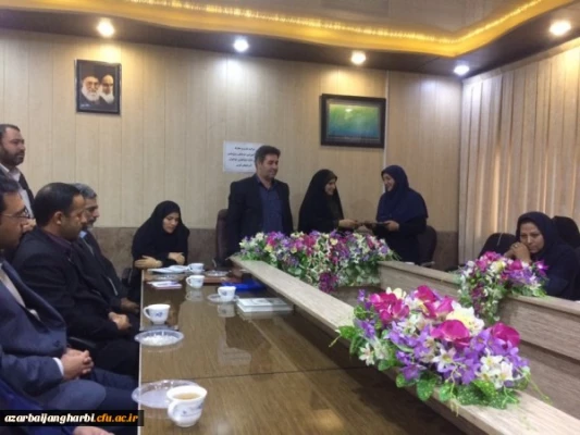 مراسم تکریم و معارفه معاون آموزشی، فرهنگی و پژوهشی پردیس علامه طباطبایی خواهران آذربایجان غربی برگزار شد 2