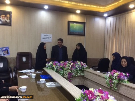 مراسم تکریم و معارفه معاون آموزشی، فرهنگی و پژوهشی پردیس علامه طباطبایی خواهران آذربایجان غربی برگزار شد 3
