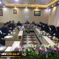 مراسم تکریم و معارفه معاون آموزشی، فرهنگی و پژوهشی پردیس علامه طباطبایی خواهران آذربایجان غربی برگزار شد 4