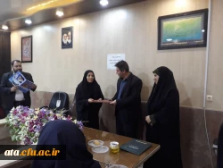 مراسم تکریم و معارفه معاون آموزشی، فرهنگی و پژوهشی پردیس علامه طباطبایی خواهران آذربایجان غربی برگزار شد 6
