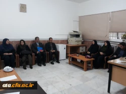 مراسم تکریم و معارفه معاون آموزشی، فرهنگی و پژوهشی پردیس علامه طباطبایی خواهران آذربایجان غربی برگزار شد 7