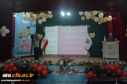 مراسم بزرگداشت روز دانشجو باحضور مسئولین استانی، مدیران، اساتید و دانشجویان پردیس های پسرانه و دخترانه در پردیس شهید رجایی ارومیه برگزار شد 6