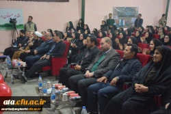 مراسم بزرگداشت روز دانشجو باحضور مسئولین استانی، مدیران، اساتید و دانشجویان پردیس های پسرانه و دخترانه در پردیس شهید رجایی ارومیه برگزار شد 9