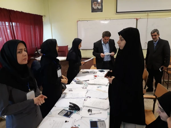 بازدید دکتر محمودلو سرپرست امور پردیس های استان آذربایجان غربی و دکتر پایز سرپرست پردیس علامه طباطبایی از روند اجرای مصاحبه معرفی شدگان تکمیل ظرفیت و نیمه متمرکز آزمون سراسری 1397 2