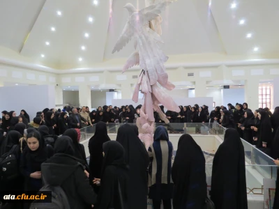 بازدید دانشجویان از موزه فرهنگی وحفظ ارزشهای دفاع مقدس استان