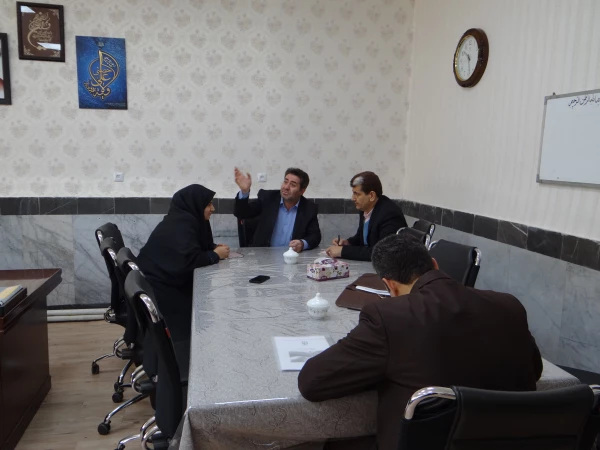 گزارش تصویری از بازدید جناب آقای احمدی رئیس حوزه نظارت و ارزیابی سازمان مرکزی دانشگاه فرهنگیان از قسمت های مختلف پردیس علامه طباطبایی آذربایجان غربی 2