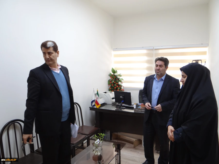 گزارش تصویری از بازدید جناب آقای احمدی رئیس حوزه نظارت و ارزیابی سازمان مرکزی دانشگاه فرهنگیان از قسمت های مختلف پردیس علامه طباطبایی آذربایجان غربی 3