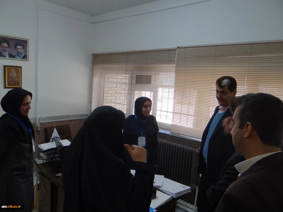 گزارش تصویری از بازدید جناب آقای احمدی رئیس حوزه نظارت و ارزیابی سازمان مرکزی دانشگاه فرهنگیان از قسمت های مختلف پردیس علامه طباطبایی آذربایجان غربی 5