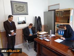 گزارش تصویری از بازدید جناب آقای احمدی رئیس حوزه نظارت و ارزیابی سازمان مرکزی دانشگاه فرهنگیان از قسمت های مختلف پردیس علامه طباطبایی آذربایجان غربی 9