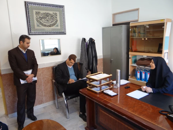 گزارش تصویری از بازدید جناب آقای احمدی رئیس حوزه نظارت و ارزیابی سازمان مرکزی دانشگاه فرهنگیان از قسمت های مختلف پردیس علامه طباطبایی آذربایجان غربی 9