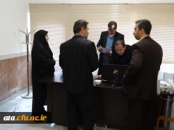 گزارش تصویری از بازدید جناب آقای احمدی رئیس حوزه نظارت و ارزیابی سازمان مرکزی دانشگاه فرهنگیان از قسمت های مختلف پردیس علامه طباطبایی آذربایجان غربی 11