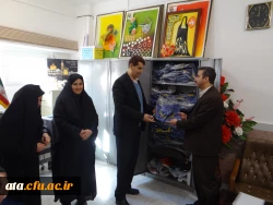 گزارش تصویری از بازدید جناب آقای احمدی رئیس حوزه نظارت و ارزیابی سازمان مرکزی دانشگاه فرهنگیان از قسمت های مختلف پردیس علامه طباطبایی آذربایجان غربی 12