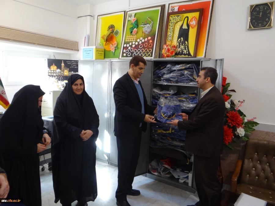 گزارش تصویری از بازدید جناب آقای احمدی رئیس حوزه نظارت و ارزیابی سازمان مرکزی دانشگاه فرهنگیان از قسمت های مختلف پردیس علامه طباطبایی آذربایجان غربی 12