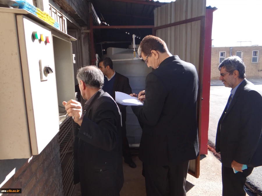 گزارش تصویری از بازدید جناب آقای احمدی رئیس حوزه نظارت و ارزیابی سازمان مرکزی دانشگاه فرهنگیان از قسمت های مختلف پردیس علامه طباطبایی آذربایجان غربی 15