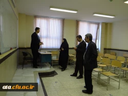 گزارش تصویری از بازدید جناب آقای احمدی رئیس حوزه نظارت و ارزیابی سازمان مرکزی دانشگاه فرهنگیان از قسمت های مختلف پردیس علامه طباطبایی آذربایجان غربی 20