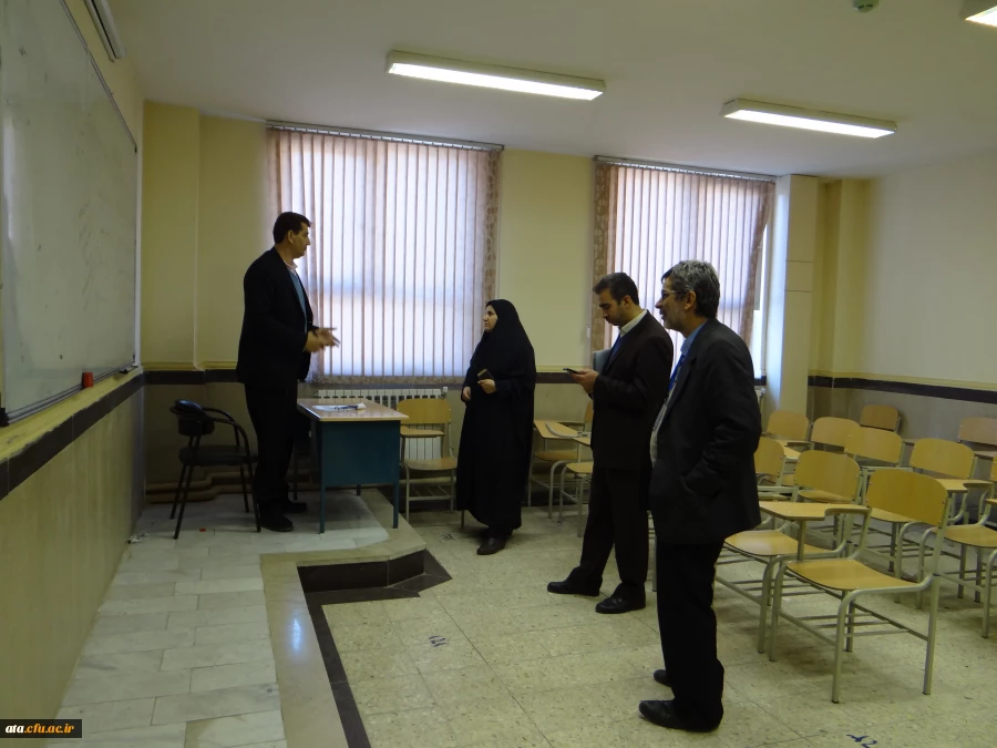 گزارش تصویری از بازدید جناب آقای احمدی رئیس حوزه نظارت و ارزیابی سازمان مرکزی دانشگاه فرهنگیان از قسمت های مختلف پردیس علامه طباطبایی آذربایجان غربی 20
