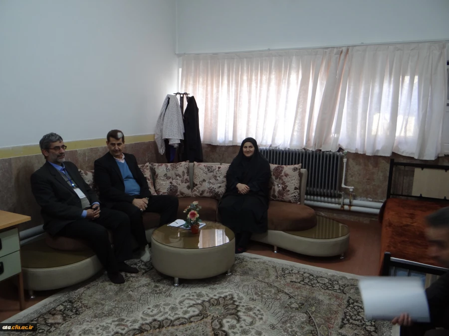 گزارش تصویری از بازدید جناب آقای احمدی رئیس حوزه نظارت و ارزیابی سازمان مرکزی دانشگاه فرهنگیان از قسمت های مختلف پردیس علامه طباطبایی آذربایجان غربی 22