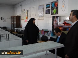 گزارش تصویری از بازدید جناب آقای احمدی رئیس حوزه نظارت و ارزیابی سازمان مرکزی دانشگاه فرهنگیان از قسمت های مختلف پردیس علامه طباطبایی آذربایجان غربی 21