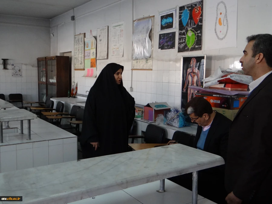 گزارش تصویری از بازدید جناب آقای احمدی رئیس حوزه نظارت و ارزیابی سازمان مرکزی دانشگاه فرهنگیان از قسمت های مختلف پردیس علامه طباطبایی آذربایجان غربی 21