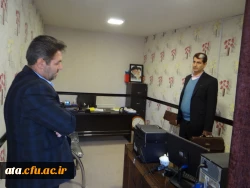 گزارش تصویری از بازدید جناب آقای احمدی رئیس حوزه نظارت و ارزیابی سازمان مرکزی دانشگاه فرهنگیان از قسمت های مختلف پردیس علامه طباطبایی آذربایجان غربی 27