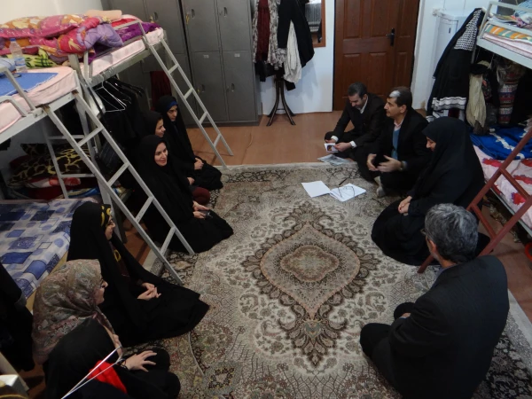 گزارش تصویری از بازدید جناب آقای احمدی رئیس حوزه نظارت و ارزیابی سازمان مرکزی دانشگاه فرهنگیان از قسمت های مختلف پردیس علامه طباطبایی آذربایجان غربی 23