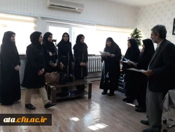 تقدیر از دانشجویان کاردان و مسئولیت پذیر توسط خانم دکتر پایز سرپرست پردیس علامه طباطبایی آذربایجان غربی 2