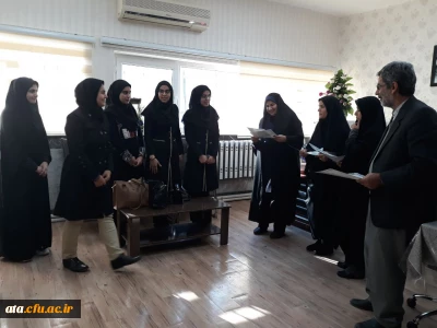 تقدیر از دانشجویان کاردان و مسئولیت پذیر توسط خانم دکتر پایز سرپرست پردیس علامه طباطبایی آذربایجان غربی