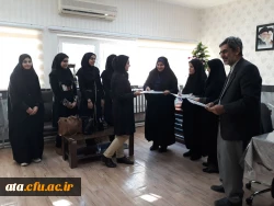 تقدیر از دانشجویان کاردان و مسئولیت پذیر توسط خانم دکتر پایز سرپرست پردیس علامه طباطبایی آذربایجان غربی 4