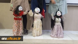 برگزاری کارگاه هنر با تکنیک اجرای عروسک نخی با عنوان عروسی محلی 2