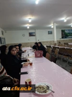 دکتر پایز سرپرست پردیس علامه طباطبایی ارومیه به همراه دکتر حمزه لو معاون آموزشی، فرهنگی و پژوهشی پردیس شب یلدا را در کنار دانشجویان سرای دانشجویی پردیس سپری کردند 2