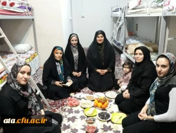 دکتر پایز سرپرست پردیس علامه طباطبایی ارومیه به همراه دکتر حمزه لو معاون آموزشی، فرهنگی و پژوهشی پردیس شب یلدا را در کنار دانشجویان سرای دانشجویی پردیس سپری کردند 5