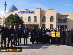 حضور دکتر محمودلو سرپرست امور پردیس های استان و دکتر پایز سرپرست پردیس علامه طباطبایی و کارکنان، اساتید و دانشجویان دانشگاه فرهنگیان در مراسم گرامیداشت یوم الله 9 دی در مصلای امام خمینی (ره) ارومیه 2