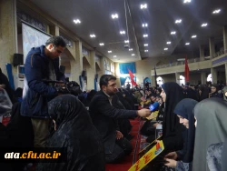 حضور دکتر محمودلو سرپرست امور پردیس های استان و دکتر پایز سرپرست پردیس علامه طباطبایی و کارکنان، اساتید و دانشجویان دانشگاه فرهنگیان در مراسم گرامیداشت یوم الله 9 دی در مصلای امام خمینی (ره) ارومیه 2