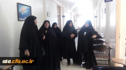 بازدید دکتر پایز سرپرست پردیس علامه طباطبایی ارومیه از حوزه امتحانات مرکز آموزش عالی شهید مطهری خوی 2