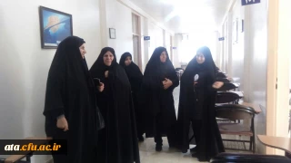 بازدید دکتر پایز سرپرست پردیس علامه طباطبایی ارومیه از حوزه امتحانات مرکز آموزش عالی شهید مطهری خوی