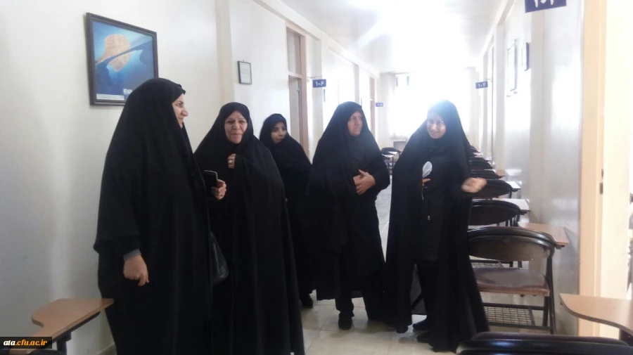 بازدید دکتر پایز سرپرست پردیس علامه طباطبایی ارومیه از حوزه امتحانات مرکز آموزش عالی شهید مطهری خوی 2