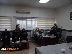 معارفه سرکار خاانم فامیان مدیر گروه آموزشی علوم تربیتی پردیس علامه طباطبایی ارومیه  2