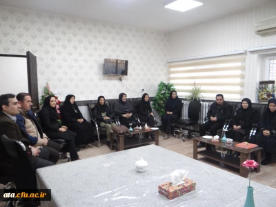 تقدیم ابلاغ مدیر گروه آموزشی علوم تربیتی توسط دکتر پایز سرپرست پردیس علامه طباطبایی ارومیه