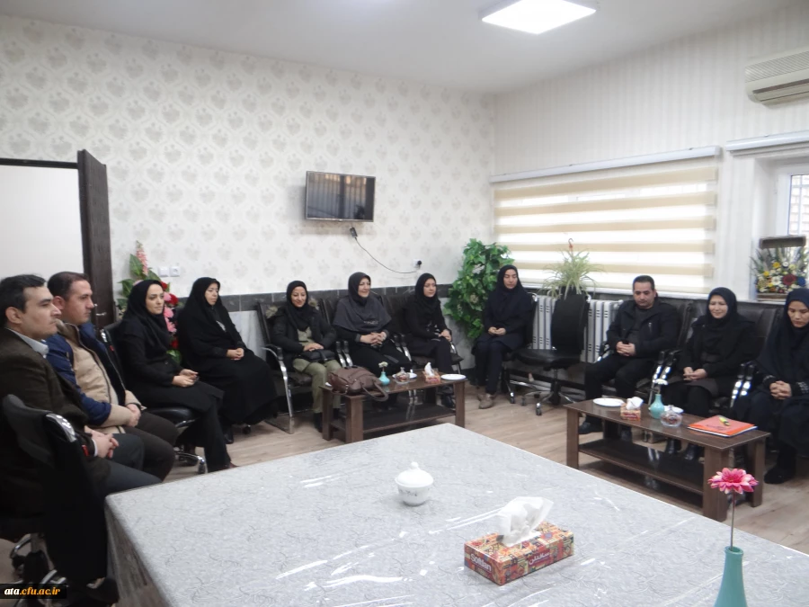 معارفه سرکار خاانم فامیان مدیر گروه آموزشی علوم تربیتی پردیس علامه طباطبایی ارومیه  3