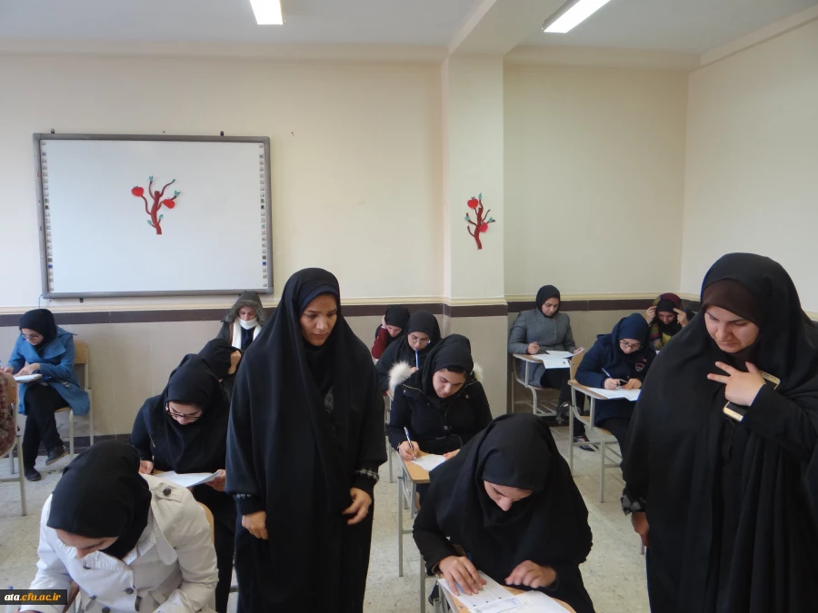 گزارش تصویری از بازدید دکتر پایز سرپرست پردیس علامه طباطبایی ارومیه از محل برگزاری امتحانات پایان نیمسال اول سالتحصیلی 98-97 2