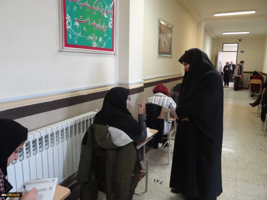 گزارش تصویری از بازدید دکتر پایز سرپرست پردیس علامه طباطبایی ارومیه از محل برگزاری امتحانات پایان نیمسال اول سالتحصیلی 98-97 4