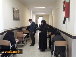 گزارش تصویری از بازدید دکتر محمودلو سرپرست امور پردیس های استان آذربایجان غربی و دکتر پایز سرپرست پردیس علامه طباطبایی ارومیه از محل برگزاری امتحانات پایان نیمسال اول سالتحصیلی 98-97 در پردیس علامه طباطبایی ارومیه 2