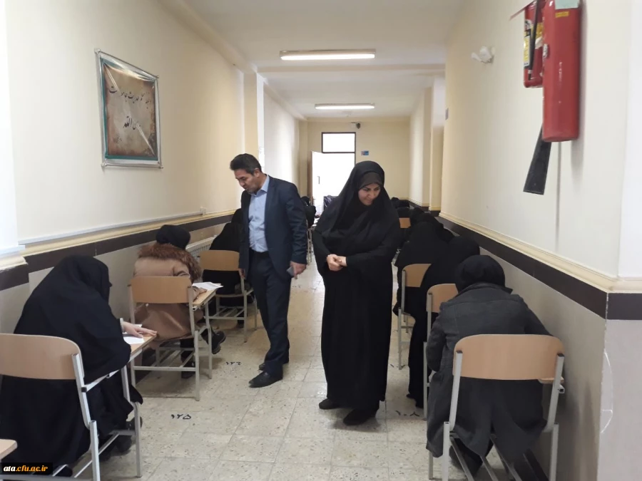 گزارش تصویری از بازدید دکتر محمودلو سرپرست امور پردیس های استان آذربایجان غربی و دکتر پایز سرپرست پردیس علامه طباطبایی ارومیه از محل برگزاری امتحانات پایان نیمسال اول سالتحصیلی 98-97 در پردیس علامه طباطبایی ارومیه 3