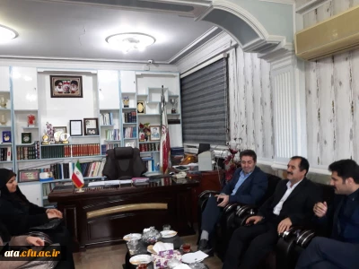 دیدار دکتر محمودلو سرپرست امور پردیس های استان آذربایجان غربی و دکتر پایز سرپرست پردیس علامه طباطبایی ارومیه با فرماندار محترم شهرستان نقده و نماینده محترم مردم شریف نقده در مجلس شورای اسلامی