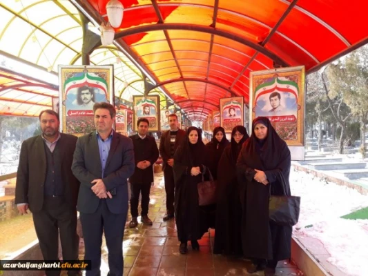 شرکت مدیریت، اساتید و کارکنان دانشگاه فرهنگیان استان در مراسم گرامیداشت قیام مردم قهرمان ارومیه در دوم بهمن ماه 57 6